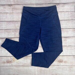 Patagonia Capri Leggings | Navy Blue Recycled Polyester‎ Size Medium